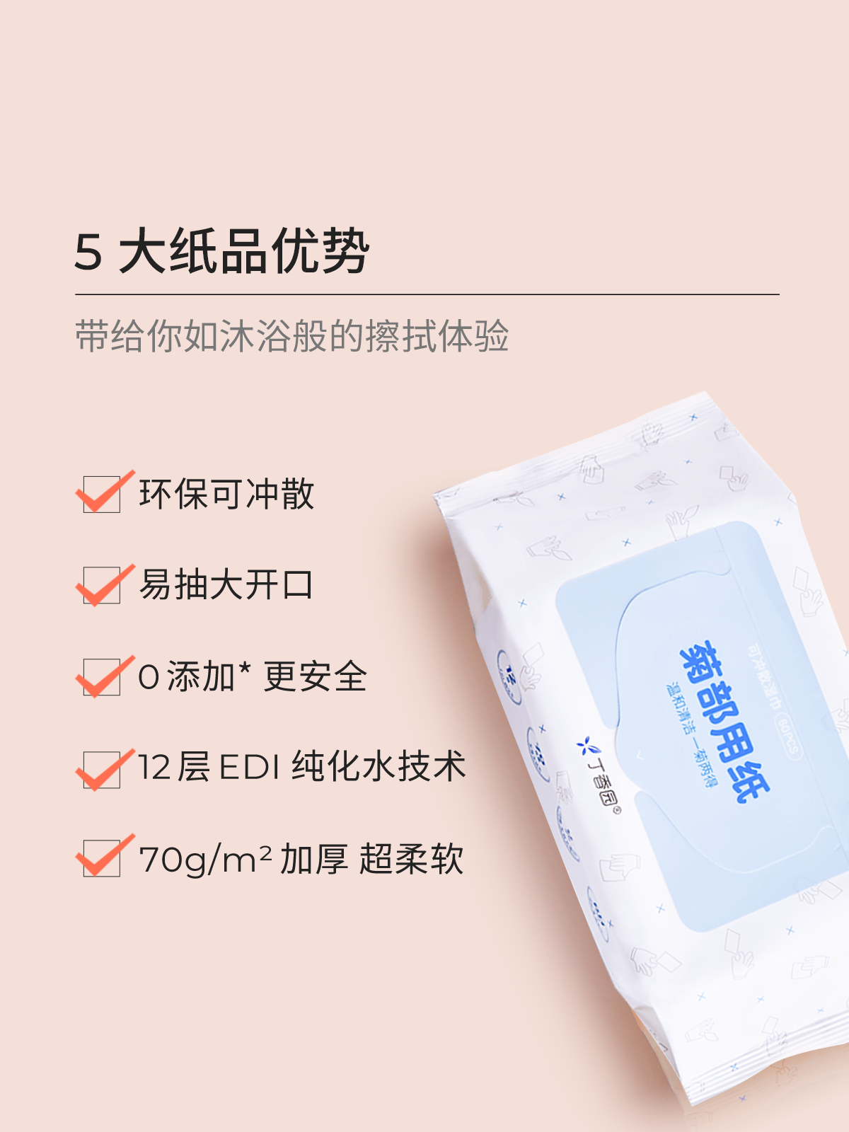 丁香医生 菊部用纸 湿厕纸 60抽 天猫优惠券折后¥9.9包邮(¥19.9-10) 丁香医生 菊部用纸 湿厕纸 60抽 天猫优惠券折后¥9.9包邮(¥19.9-10)