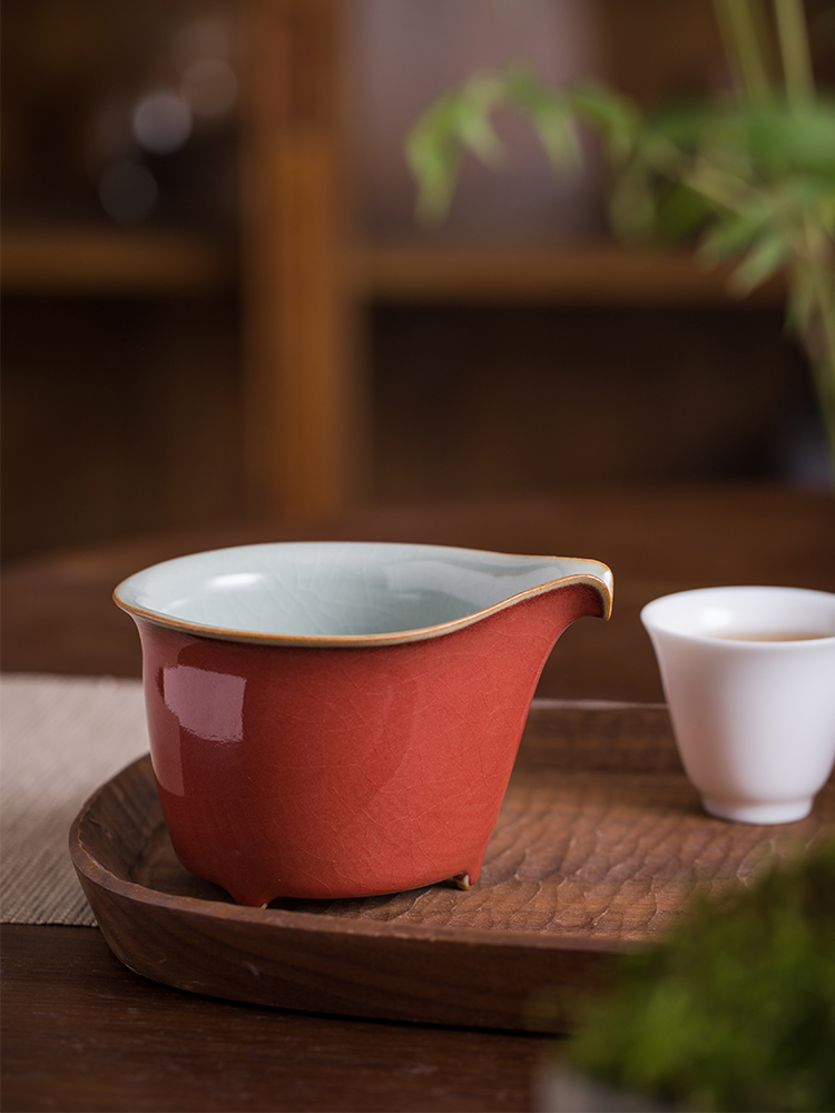 Cloud art fair ji red your up ceramic cups sliced open ice to crack the porcelain tea and a cup of tea sea points kung fu tea set