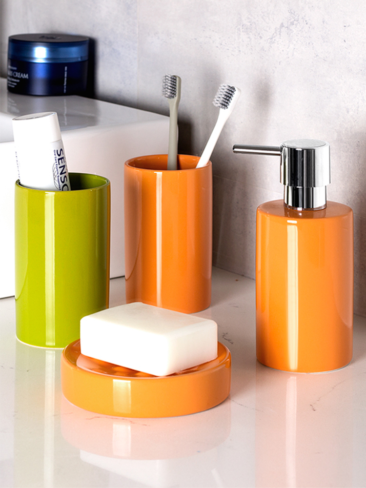 SPIRELLA/silk pury Swiss SPIRELLA brand tube ceramic simple pure color wash gargle 4 times