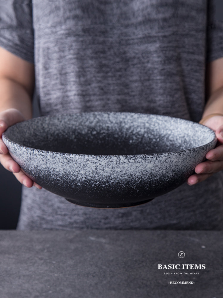 Japanese creative ceramic large bowl pickled fish basin 's spicy dishes rainbow such as bowl soup bowl restaurant ltd. deep dish