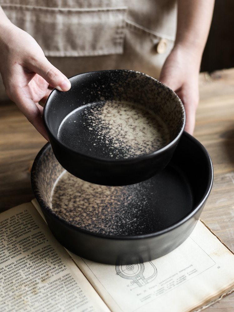 Creative ceramic bowl shaped bowl of soup bowl large fruit salad bowl bowl of western cuisine bowl bowl bowl of the vegetables