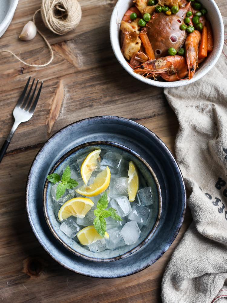 Creative ceramic bowl shaped bowl of soup bowl large fruit salad bowl bowl of western cuisine bowl bowl bowl of the vegetables