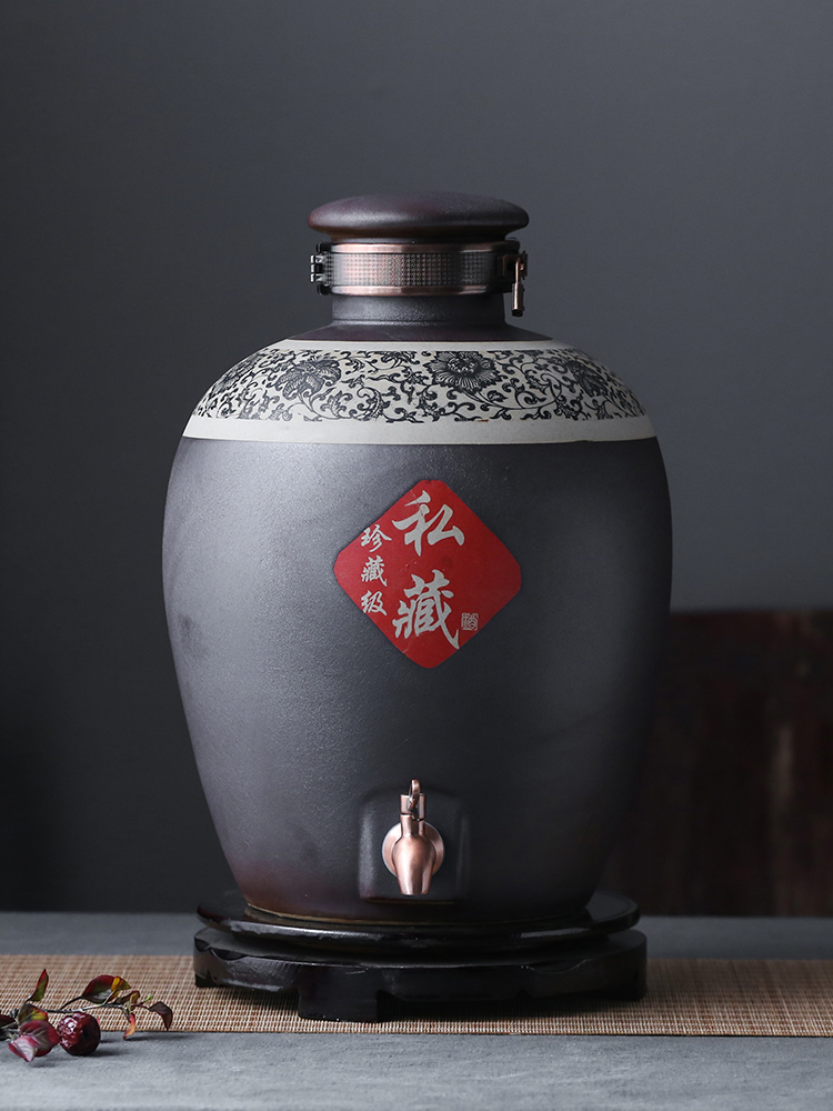 Mercifully wine jars of jingdezhen porcelain flask archaize seal it wine (50 kg/bottle