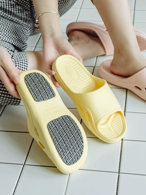 Mùa hè mới cho người già phụ nữ mang thai phòng tắm dép chống trượt chuyên nghiệp và dép đi trong nhà tắm chống ngã đàn ông và phụ nữ trung niên và cao tuổi kích thước lớn 