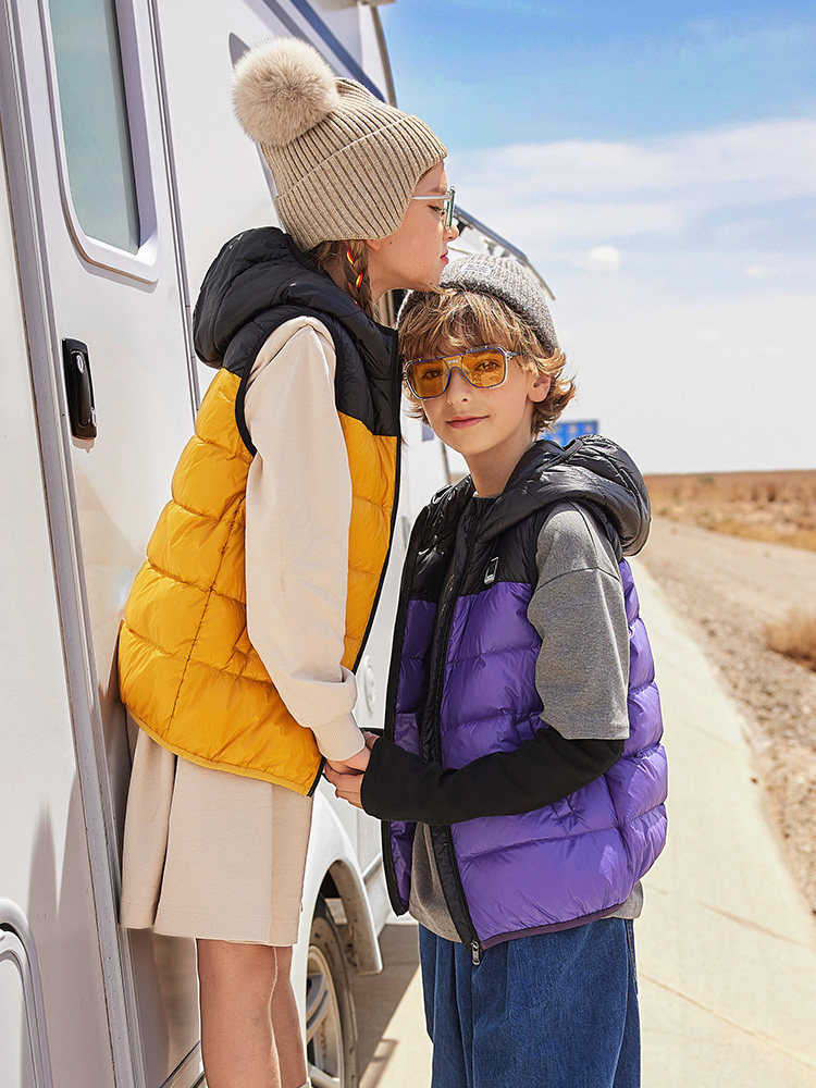 高梵 儿童羽绒马甲 天猫优惠券折后¥69包邮(¥309-240)男、女童120~170cm码多色可选