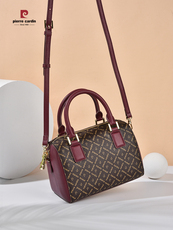 Сумка 皮尔卡丹女包单肩包女士复古2020新款斜挎包女韩版印花女士包包