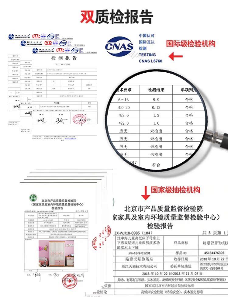 Nordic tủ quần áo gỗ đầy tủ quần áo ba đơn vị nhỏ phòng ngủ của trẻ hồng của lắp ráp đu-out tủ lưu trữ