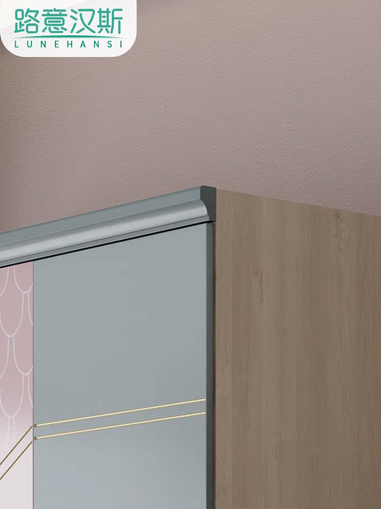 Nordic ba phòng ngủ bằng gỗ tủ khóa tủ quần áo nơ phim hoạt hình trẻ con closet tủ quần áo hiện đại nhỏ gọn