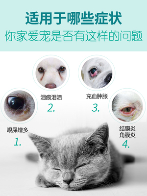 Con chó Baika rơi nước mắt biến mất con mèo tạo hình với giọt nước mắt nhỏ giọt vật nuôi mắt hơn gấu Xiaoyan - Thuốc nhỏ mắt thuốc nhỏ mắt refresh tear Thuốc nhỏ mắt