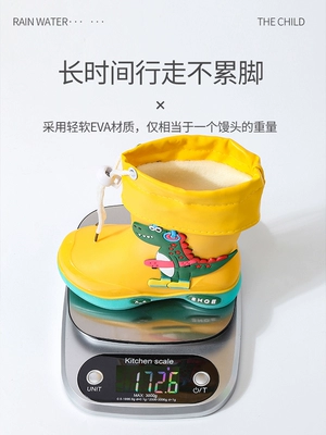 Giày Đi Mưa Trẻ Em Chống Trơn Trượt Giày Đi Mưa Bé Trai Bé Gái Mẫu Giáo Áo Ủng Lội Nước 