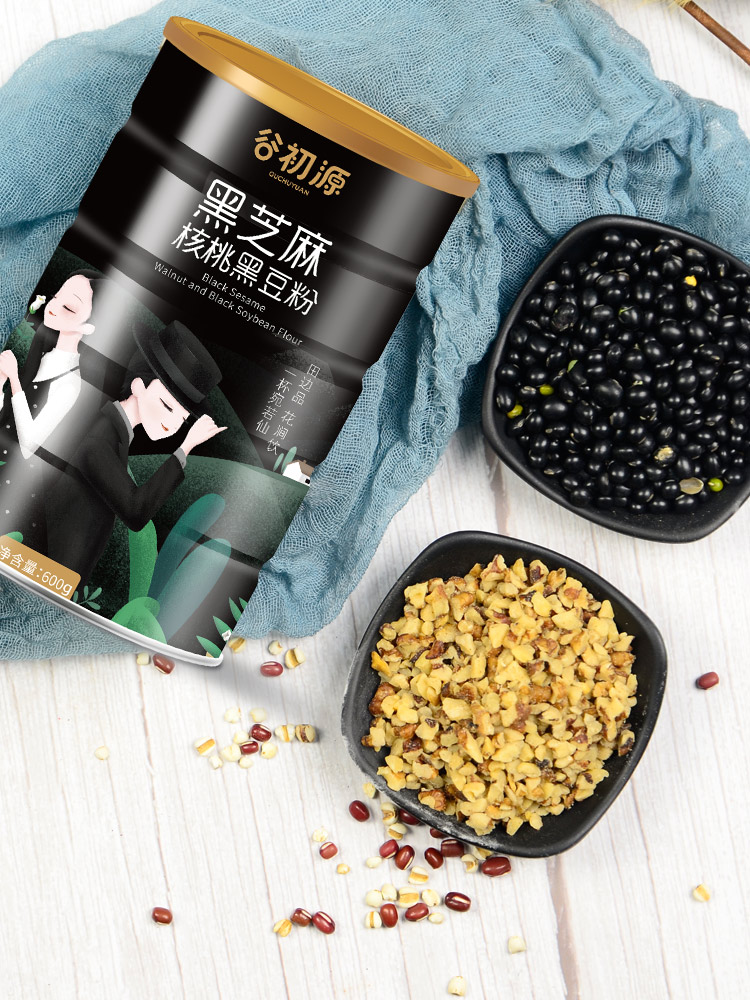 南京农业大学研制 谷初源 黑芝麻核桃黑豆粉 600g 天猫优惠券折后¥9.9包邮(¥39.9-30) 南京农业大学研制 谷初源 黑芝麻核桃黑豆粉 600g 天猫优惠券折后¥9.9包邮(¥39.9-30)