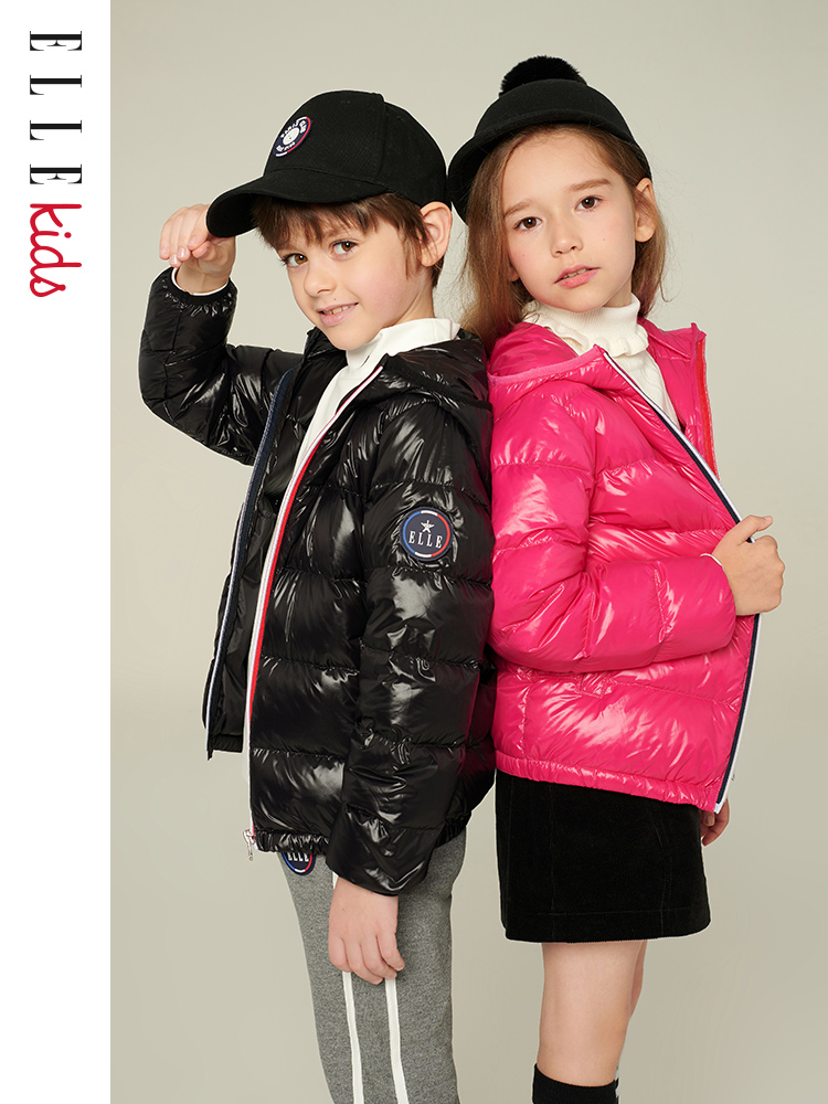 ELLE Kids 20年秋季款 儿童轻薄羽绒服外套 天猫优惠券折后¥139包邮(¥299-160) 男、女童110~160码多色可选