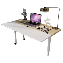 Office study table artifact desktop extension board extension widening and lengthening foldable extra large table lock edge wrapping