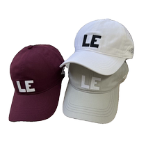 Lees new embroidered baseball cap for men and women 2024 casual and versatile travel soft top sunshade duck cap