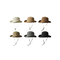 MUJI solid color quick-drying fishermans hat UV-resistant sun visor for men and women outdoor thin mountaineering hat