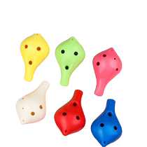 Ocarina fall-resistant 6-hole beginners entry-level AC alto ceramic flute for children and students C-tuned six-hole resin pottery xun