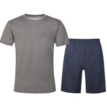 Outdoor military training quick-drying sports breathable performance clothing T-shirt physical training clothing summer short-sleeved shorts suit