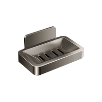 Soap dish wall-mounted punch-free soap dish bathroom shelf household soap drain box magnetic shower