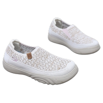 Autumn new style soft-soled comfortable slip-on moms shoes fashionable thick-soled non-slip casual shoes sports walking shoes for women