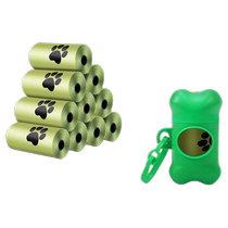 Thickened dog poop bag fully degradable poop bag poop bag artifact shovel cat poop bag pet garbage bag biodegradable