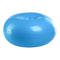 Donut fitness ball frosted explosion-proof material pregnant women midwifery elastic ball children training yoga ball air hole inflatable