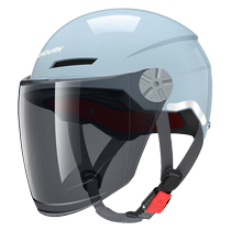 3c certified electric vehicle helmet summer sun protection motorcycle half helmet for men and women in all seasons new national standard battery half helmet
