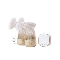 Pigeon fully automatic breast pump electric bilateral fully automatic breast milk silent painless massage massager with large suction and milk extraction device