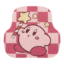 Cute Cartoon Car Floor Mat Wire Ring Universal Drivers Seat Floor Mat Girls Car Anti-Dirty Carpet Car Mat Floor Mat