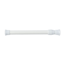Hole-free telescopic rod installation curtain rod mini small storage shrink rod thin rod clothes drying rod fixed support