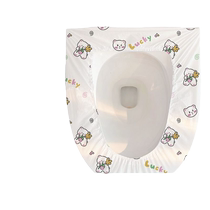 Disposable toilet seat individually packaged double-layer toilet cover waterproof maternity toilet seat travel hotel portable sterilization