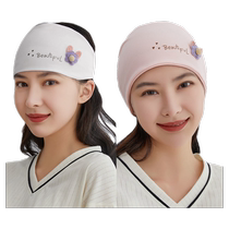 Pure cotton confinement hat pregnant women maternity headscarf headband 89 10 months spring and summer thin womens windproof postpartum supplies