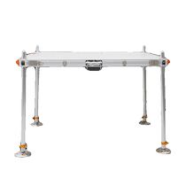 Diaoyutai 2024 new ultra-light silicon-magnesium aluminum alloy thickened foldable deep-water fishing platform hollow fishing platform large fishing platform