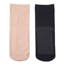 120d Velvet Coton Bas Chaussettes courtes Chaussettes à fils courtes Lady Black Meat Color Wear Résistant Acier Silk Socks Printemps Eté