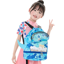 Childrens swimming bag wet and dry separation waterproof storage bag portable backpack for boys and girls cute cartoon beach backpack