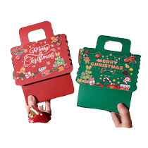 2023 Christmas gift apple box Christmas Eve gift box Ping An fruit packaging box portable Christmas small gift bag box