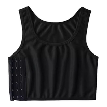 cospIay corset bra big breasts appear smaller seamless breast shaping student sports vest les breast reduction handsome t super flat chest
