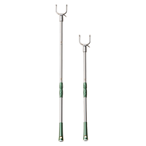 Clothes drying pole household stainless steel clothes pole retractable and extended clothes fork dormitory clothes drying pole hanging clothes pole