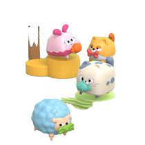 Childrens pull-string grazing animal toy kindergarten small gift birthday gift 3-6 years old boys and girls