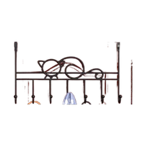 Hook behind the door no need to punch holes wall hanging clothes hanger artifact door hanging rack wall hanging strong traceless clothes and hats hook