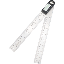Jingxuan digital display angle ruler protractor woodworking measuring instrument 360-degree electronic high-precision triangular folding right-angle ruler
