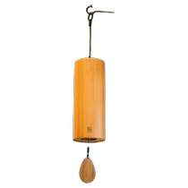 Polyphonic wind chimes are crisp and sweet Japanese hand-cranked retro environmentally friendly bamboo music singing poetry wind chimes