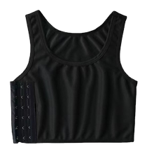 Corset bra les big breasts show small super flat handsome t student sports vest corset wrap breast women anti-sagging thin style