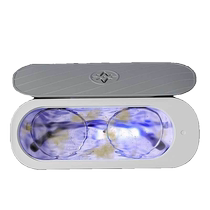 Household ultrasonic cleaning glasses washing machine jewelry ultrasonic artifact braces large capacity eye cleaning glasses machine