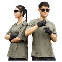 Summer physical training clothing T-shirt short-sleeved suit for men and women breathable fitness clothing universal quick-drying printing