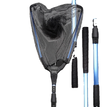 Fishing net bag large object copy net foldable triangular net head retractable portable aluminum alloy ultra-light fishing net pole