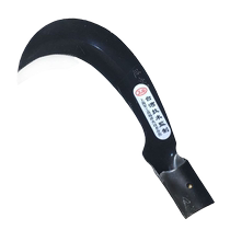 Sickle lawn mower machete dual-purpose woodcutter outdoor road-opening knife agricultural manganese steel crescent weeding tool troubleshooting knife