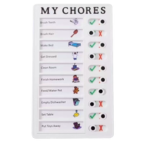 Childrens self-discipline clock-in device for primary school students self-discipline artifact good habit development daily learning schedule board recording time planning self-discipline schedule homework child manager scheduling tasks
