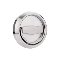 304 stainless steel round handle without drilling surface-mounted pull-ring handle hidden door fire box invisible concealed handle