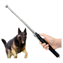 Dog fighting stick self-defense dog-driving stick vehicle-mounted self-defense legal weapon spring telescopic stick solid anti-wolf and dog-beating artifact