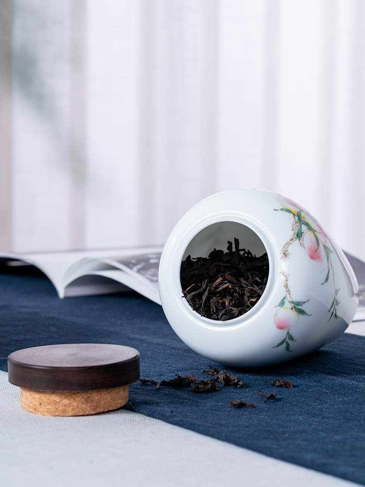 Jingdezhen ceramic tea pot hand - made seal pot black tea pot home make tea tea pot moistureproof manually